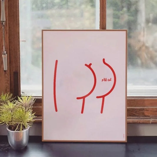 Affiche décorative 30x40cm Studio Topo "Ptit Cul"