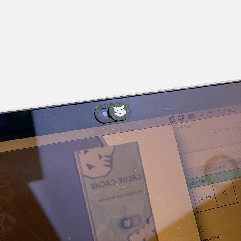 Cache webcam pour protéger les caméras des ordinateurs et tablette des piratages.