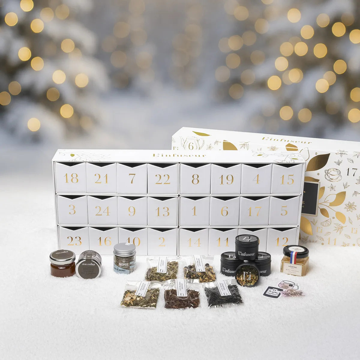 Calendrier de l'Avent Thés et Infusions par l'Infuseur Paris