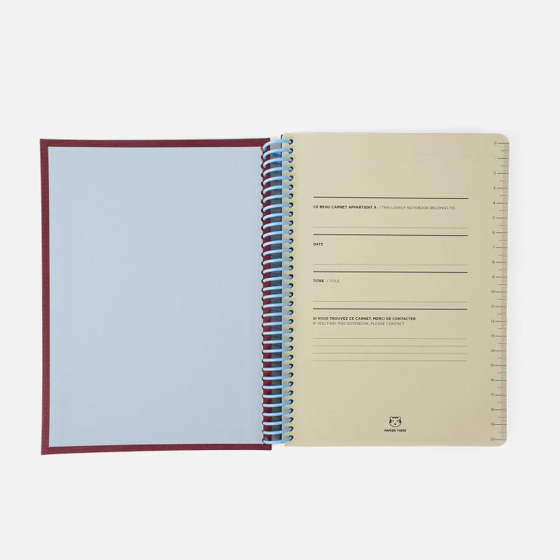 Bullet Journal A5 couverture toilé unie - Carnet de Notes Made in France