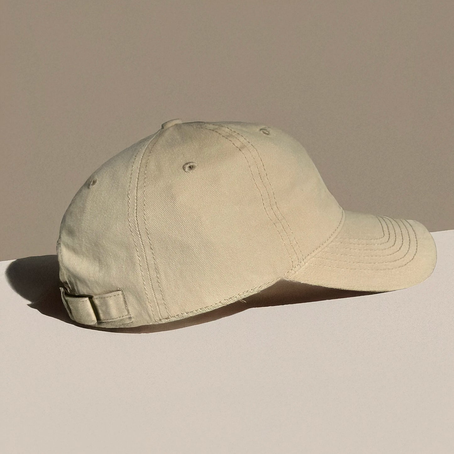 Casquette brodée beige homme Peace