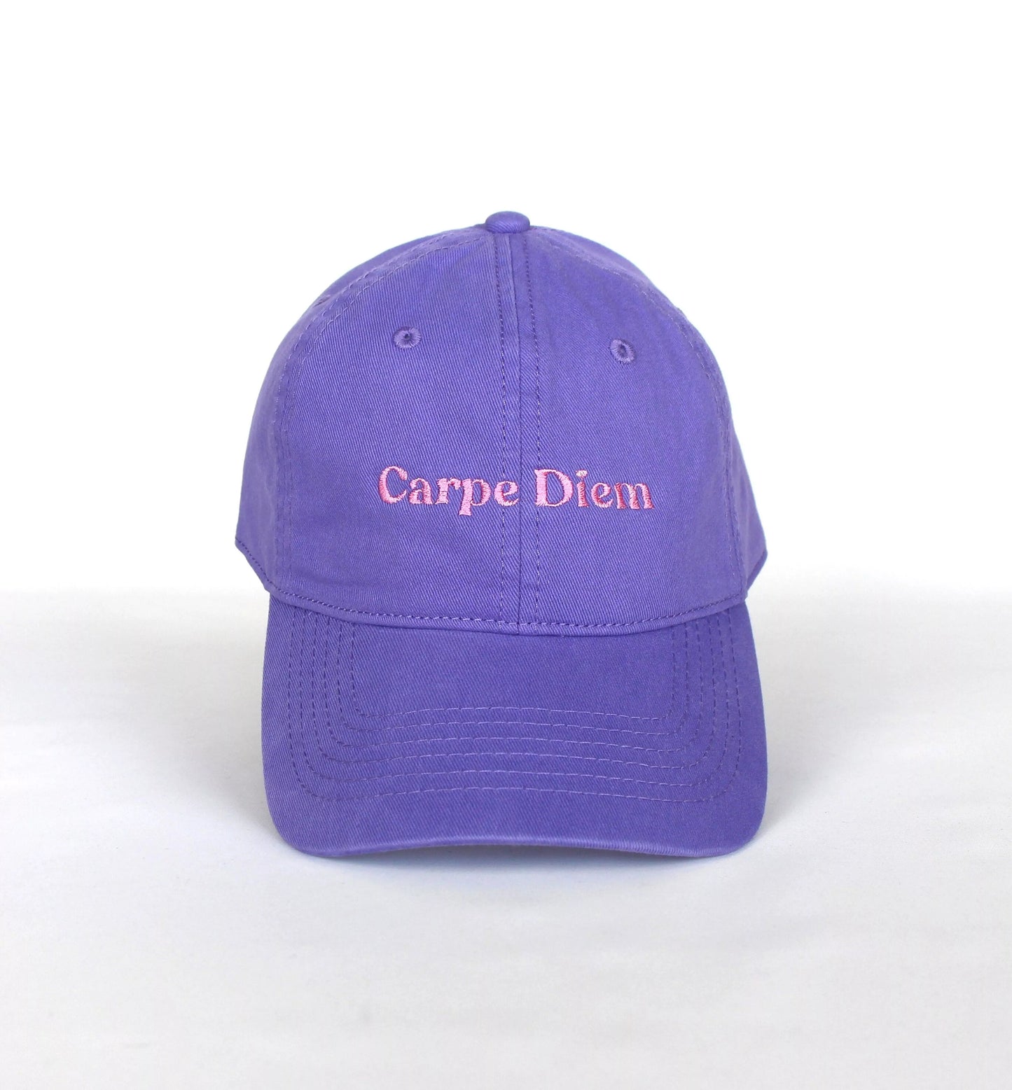Casquette avec message brodé Carpe Diem La Casquette Brodée