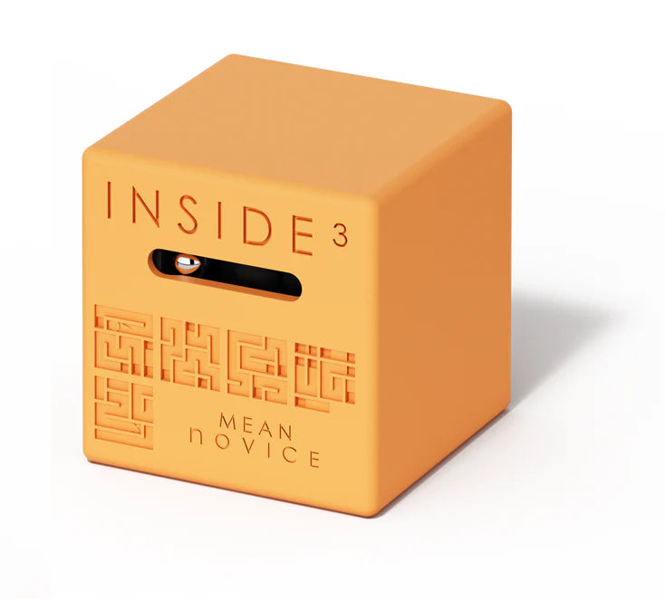 Casse-tête labyrinthe made in France Inside3 Mean Novice orange