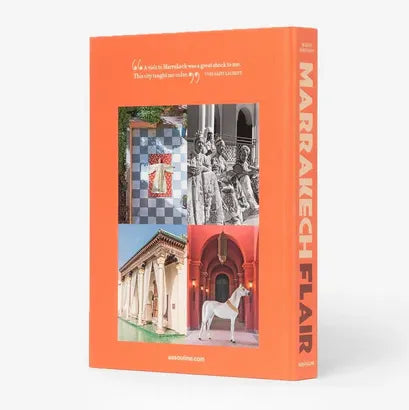 Quatrième de couverture du livre de photographie Marrakech Flair d'Assouline