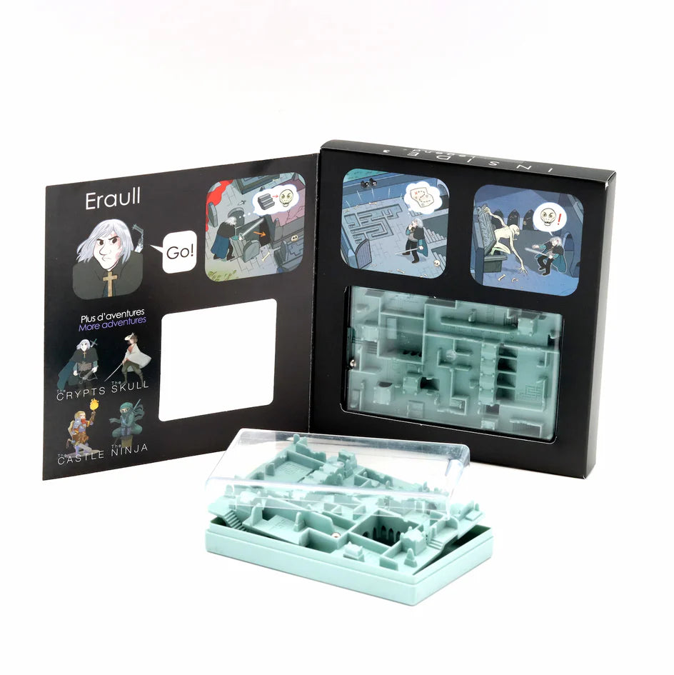 Livret du coffret de jeu casse-tete Inside3 The Crypt