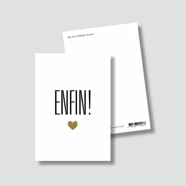 Carte de mariage Studio Bulma "Enfin"