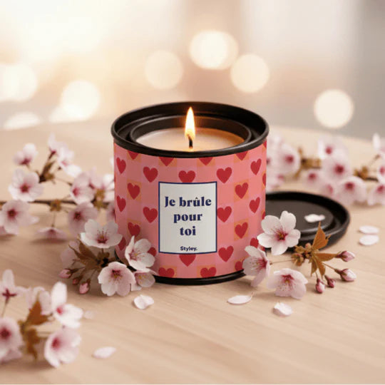 Bougie Je brûle pour toi – Styley