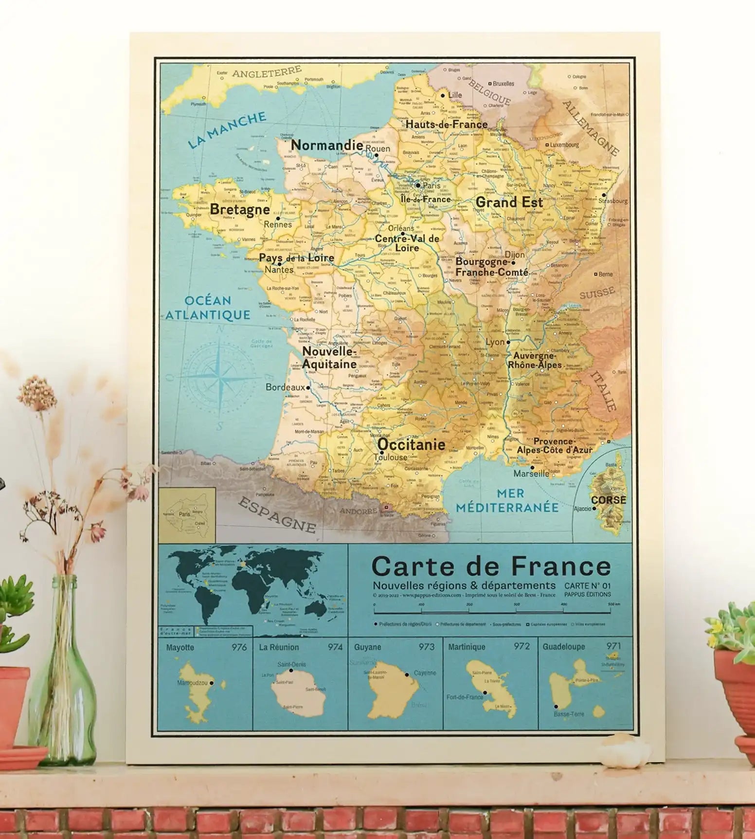 Une rentrée studieuse avec la carte de France