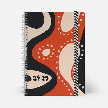 Couverture de l'agenda papier 2024-2025 Papier Tigre