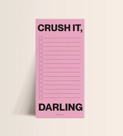 To do liste Crush it darling de Papier and Co