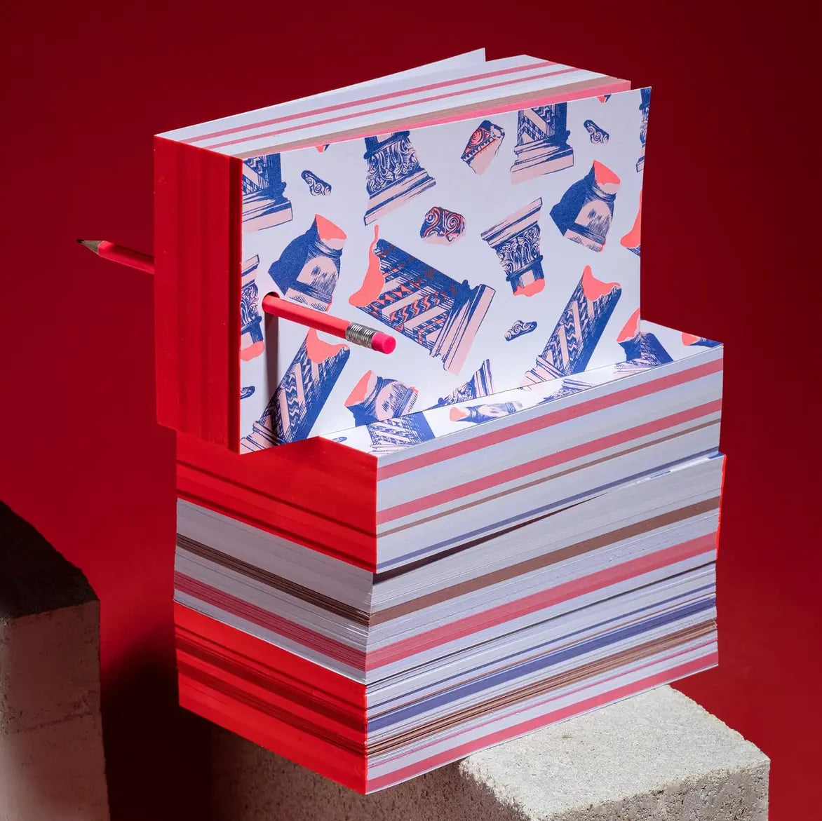 Bloc notes d'un ilo en papier recyclé de la marque Dirty Notes 