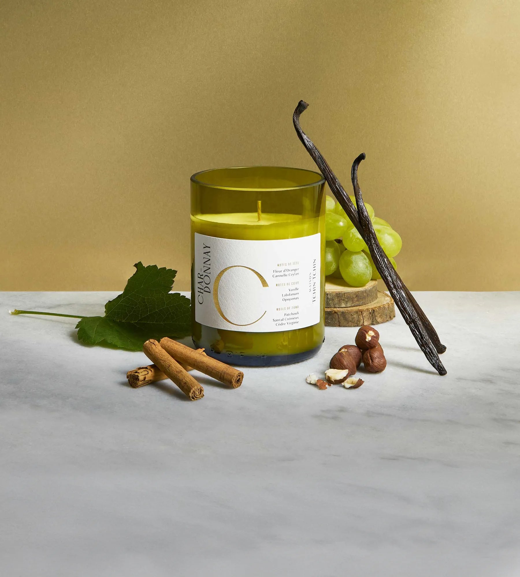 Bougies parfumées senteur vin