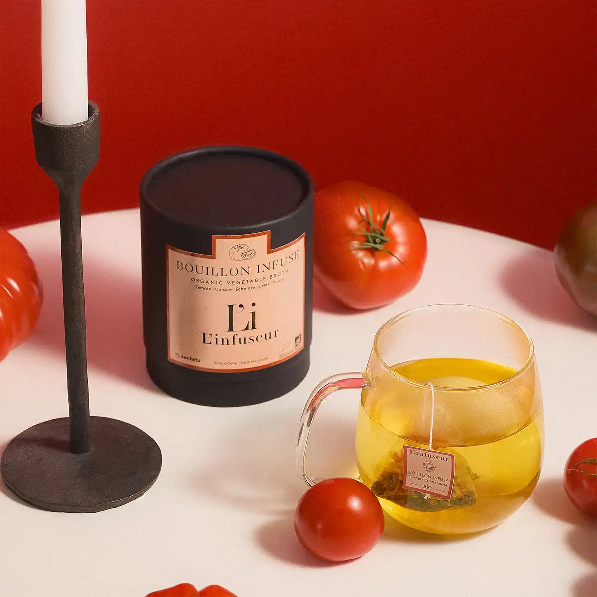 Bouillon bio Tomate Céleri par L'Infuseur Paris