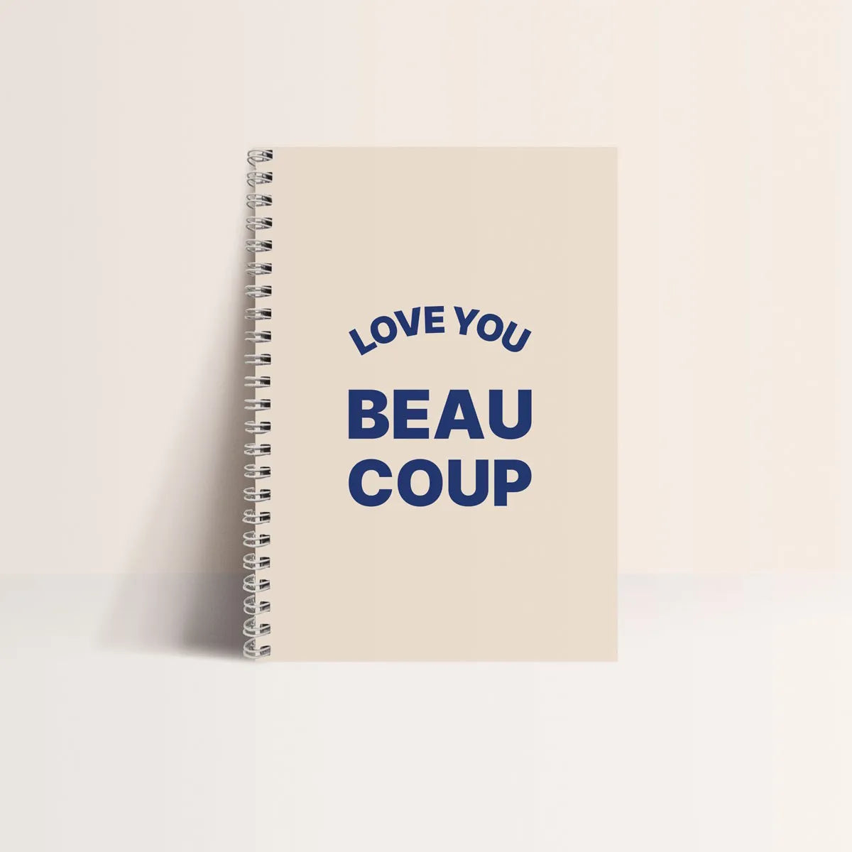 Carnet de notes à offrir message d'amour Papier and Co