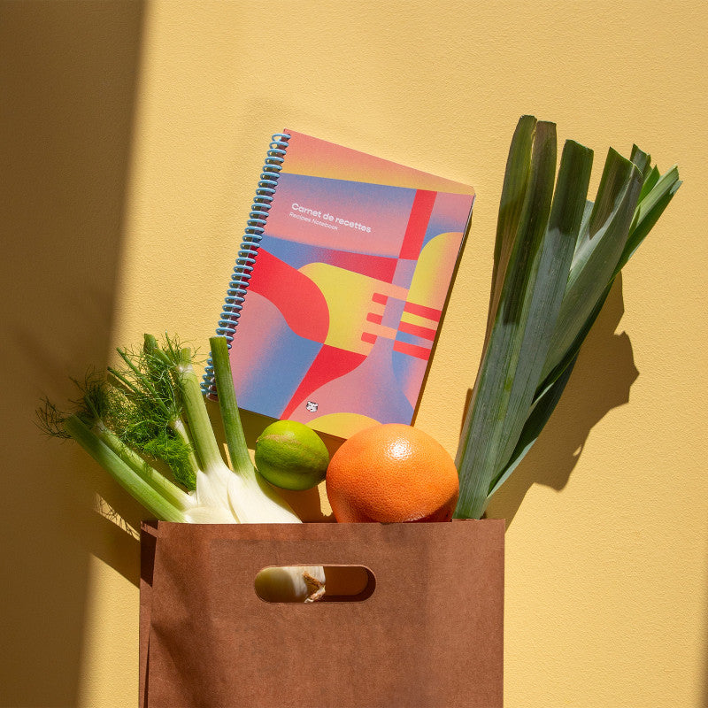 Carnet de recettes A5 Papier Tigre – fabriqué en France