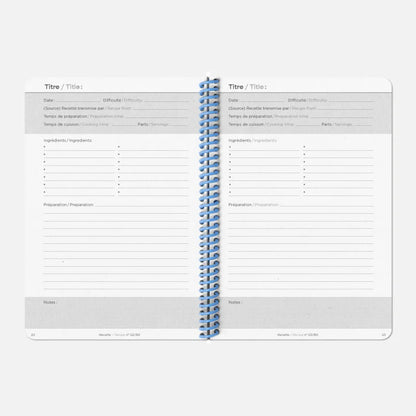 Carnet de recettes A5 Papier Tigre – fabriqué en France