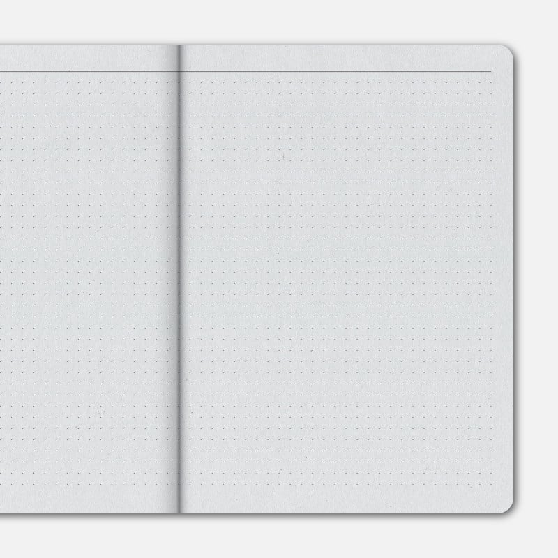 Pages pointillées à l'intérieur du carnet de note a5 Papier Tigre