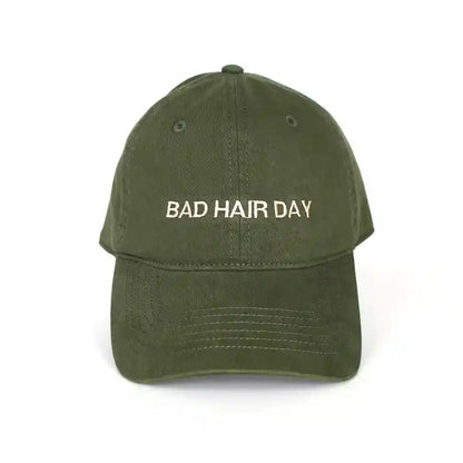 Casquette “Bad Hair Day” brodée – Casquette unisexe en coton