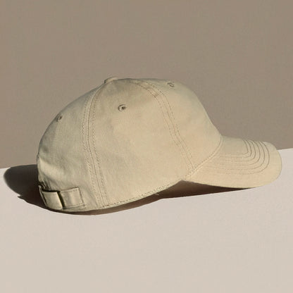 Casquette brodée beige homme Peace