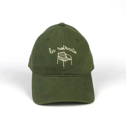 Casquette brodée avec message La Retraite brodée