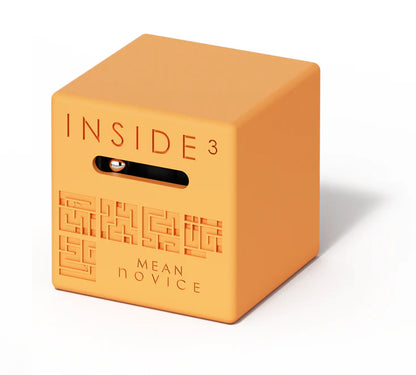 Casse-tête labyrinthe made in France Inside3 Mean Novice orange