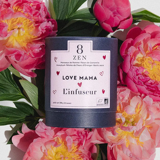 Coffret d'infusions bio en vrac édition Love Mama pour la fête des mères par L'infuseur Paris