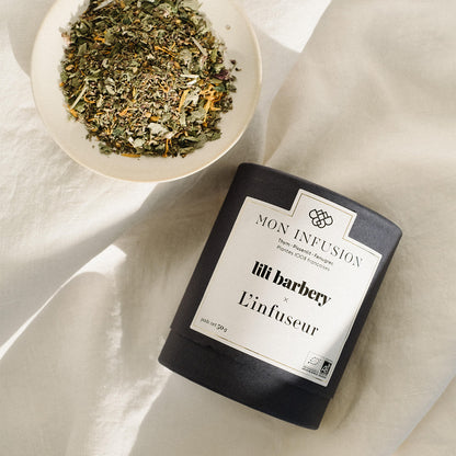 Mélange de plantes de l'infusion Lili Barbery X L'infuseur