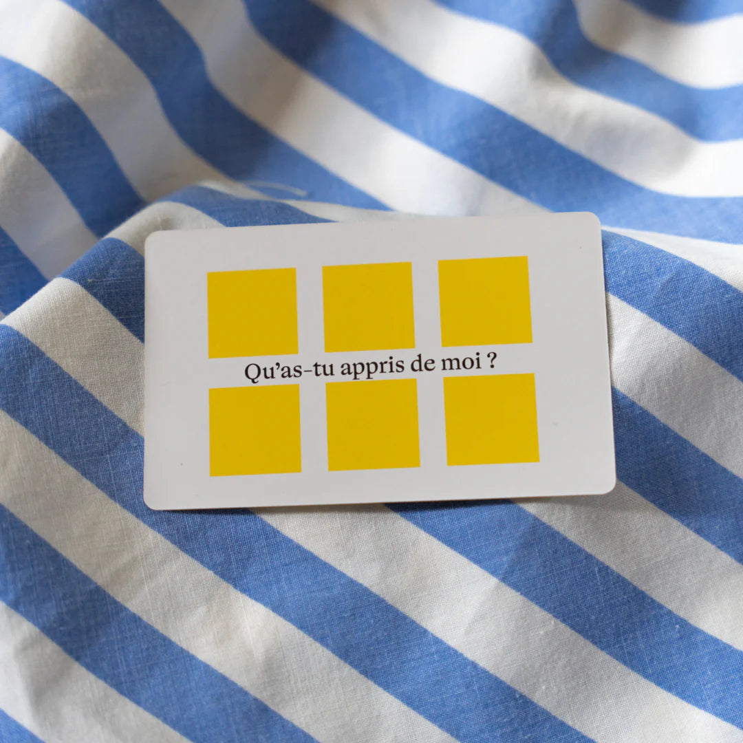 Exemple de carte du jeu pour couple 90 Questions de Complices.