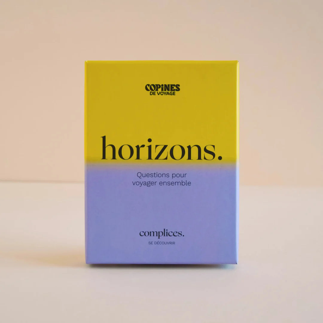 Horizons – jeu de cartes conversationnel sur le voyage