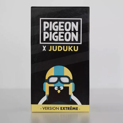 Boîte du jeu de société pour adultes Pigeon Pigeon collaboration de Juduku et de Pop Games