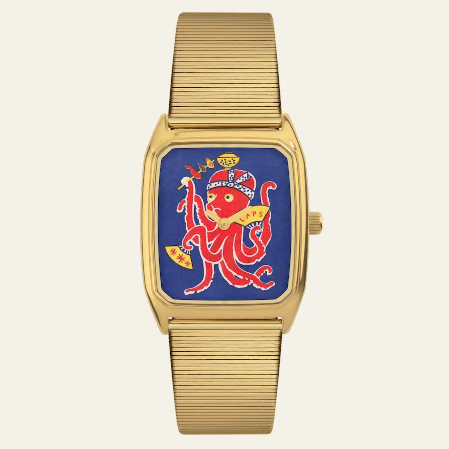 Polpo Men's Watch with Japanese Illustration – LAPS Polpo