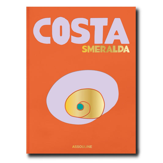 Couverture orange du livre Assouline Costa Smeralda