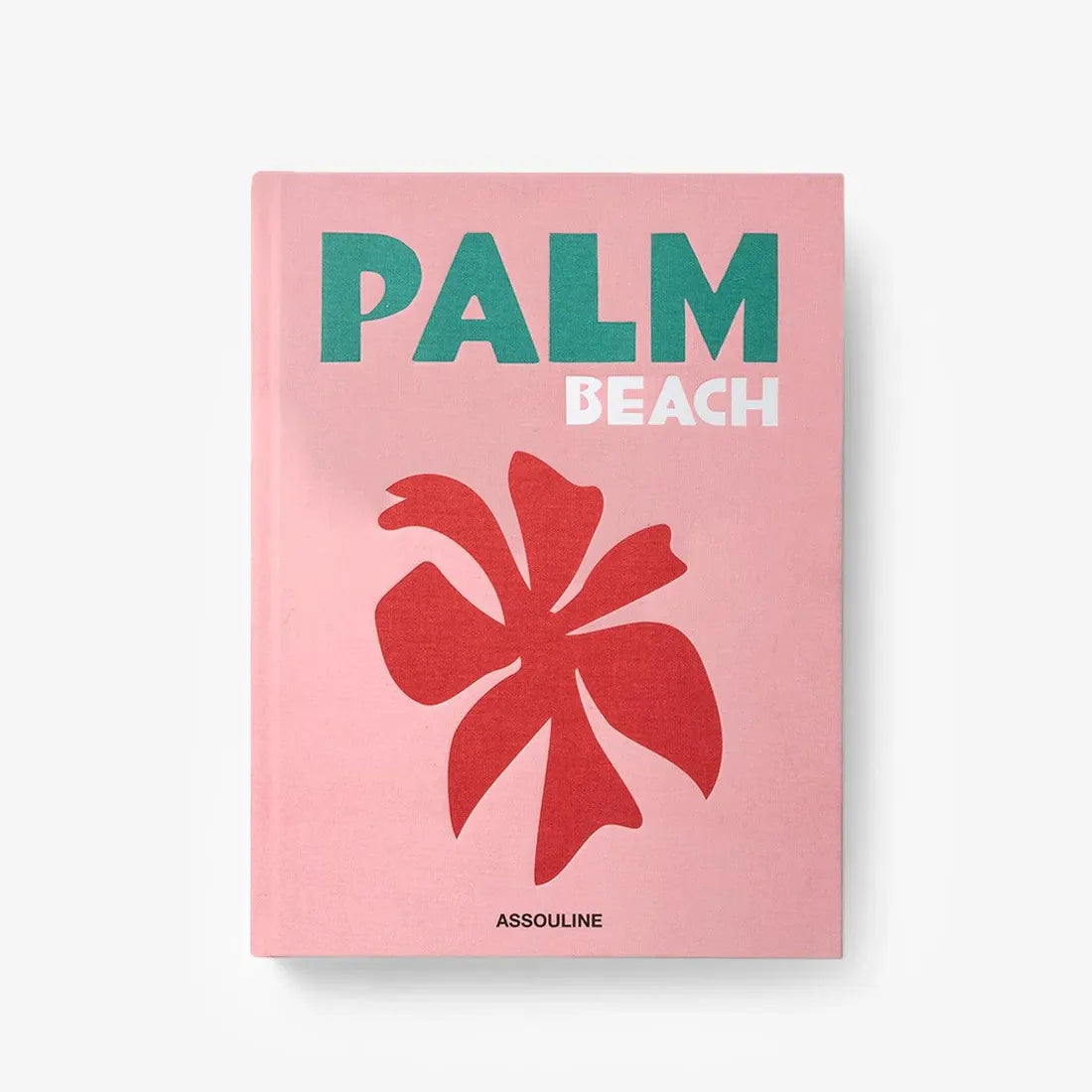 Couverture rose du livre de photos sur Palm Beach des éditions Assouline