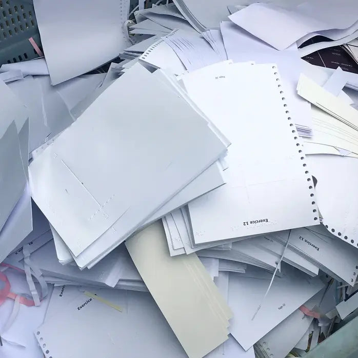 1 kilo de chutes de papier réutilisé en bloc notes