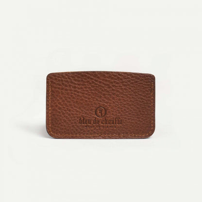 Porte cartes Visamex en cuir Bleu de Chauffe 