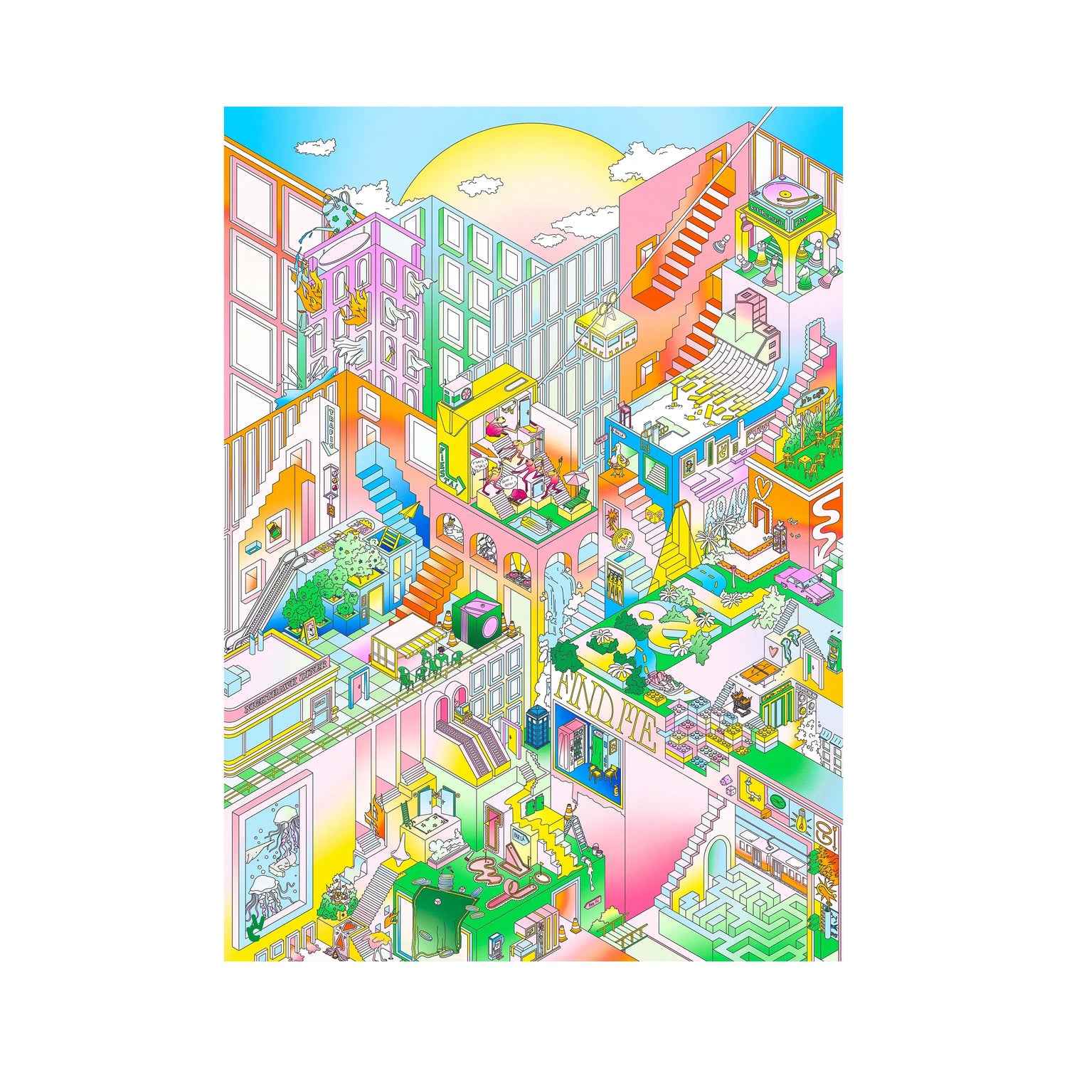 Puzzle fabriqué en France Find Me par Piece and Love