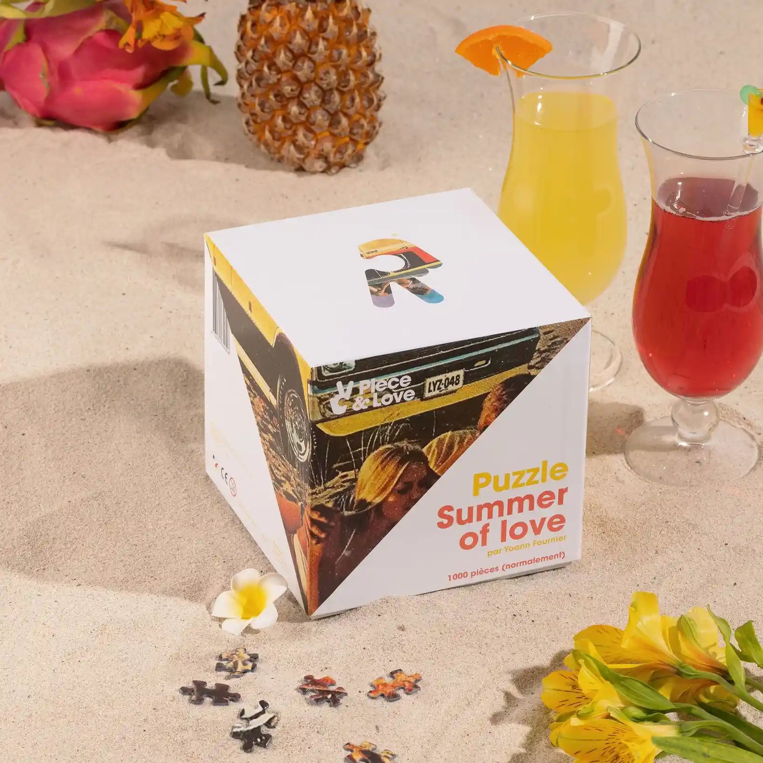 Boîte du puzzle Summer of love de la marque Piece and Love