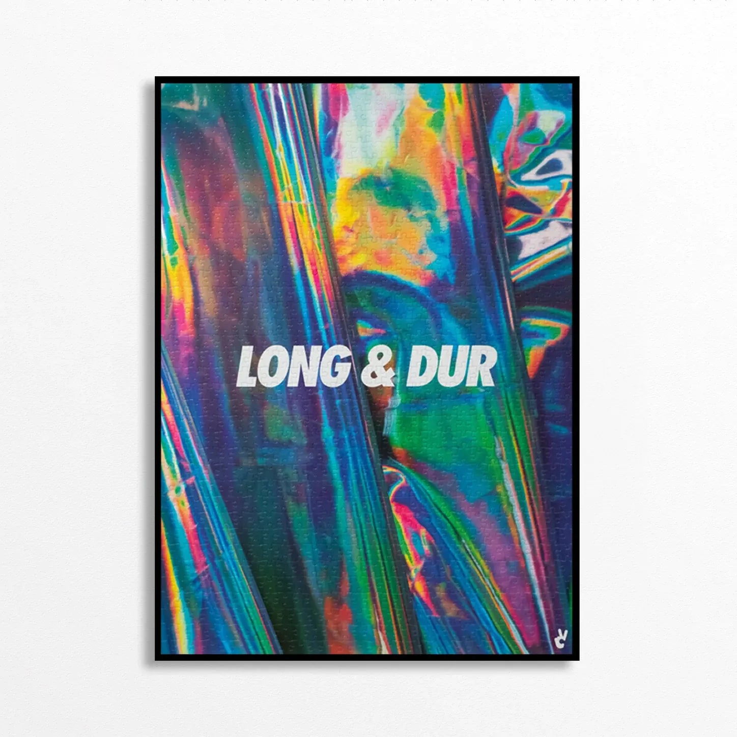 Puzzle long et dur 1000 pièces assemblé et encadré par Piece and Love