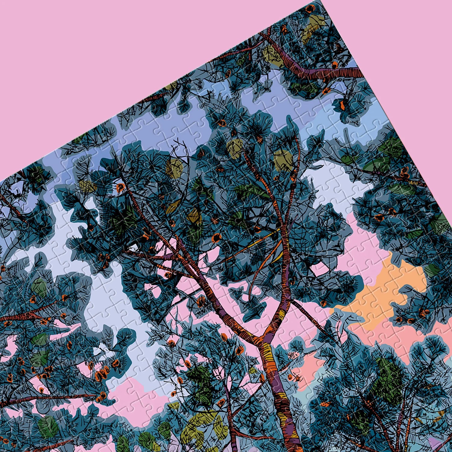 Puzzle forêt de pins Sound of Silence par Piece and Love