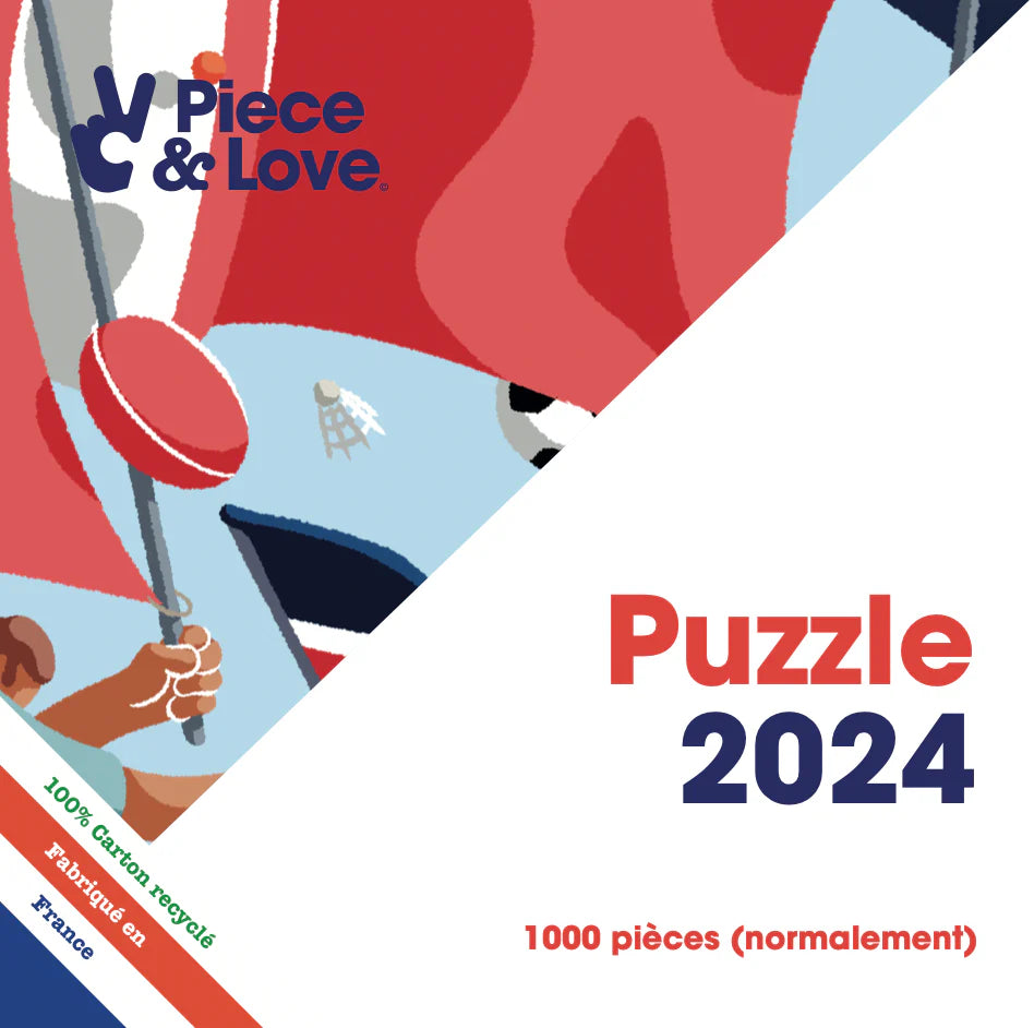 Coffret du puzzle pour adulte 2024 en édition limitée pour les JO de Paris par Piece and Love