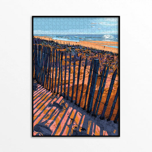 Puzzle plage Walk don't run par Piece and Love