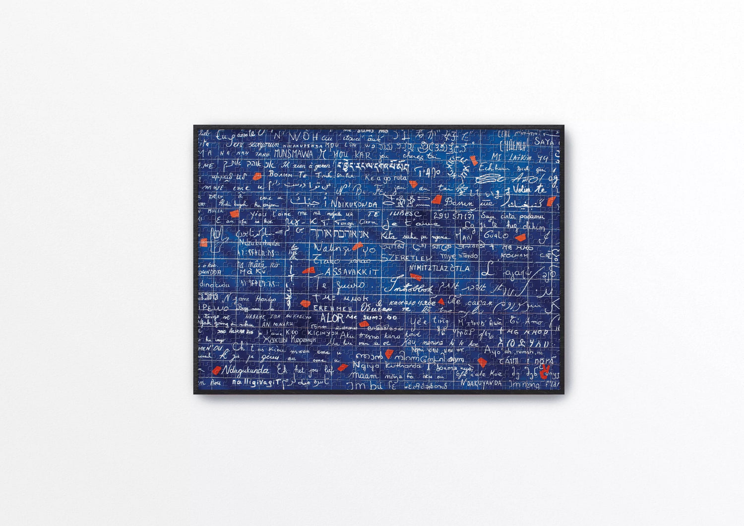 Détails du puzzle Mur des Je t'aime par Piece and Love