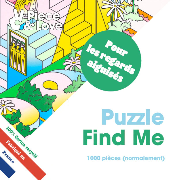 Boîte du puzzle Piece and Love Find Me 