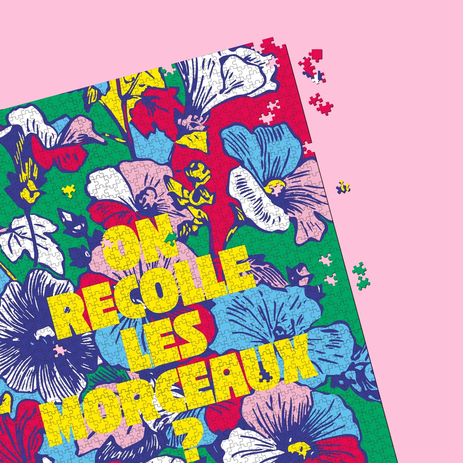 Détails du puzzle 1000 pièces made in France "on recolle les morceaux" de la marque Piece and Love