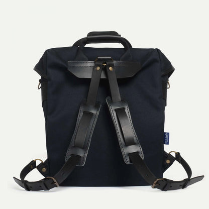 Arrière du sac à dos Chiloé par Bleu de Chauffe dans sa version noir