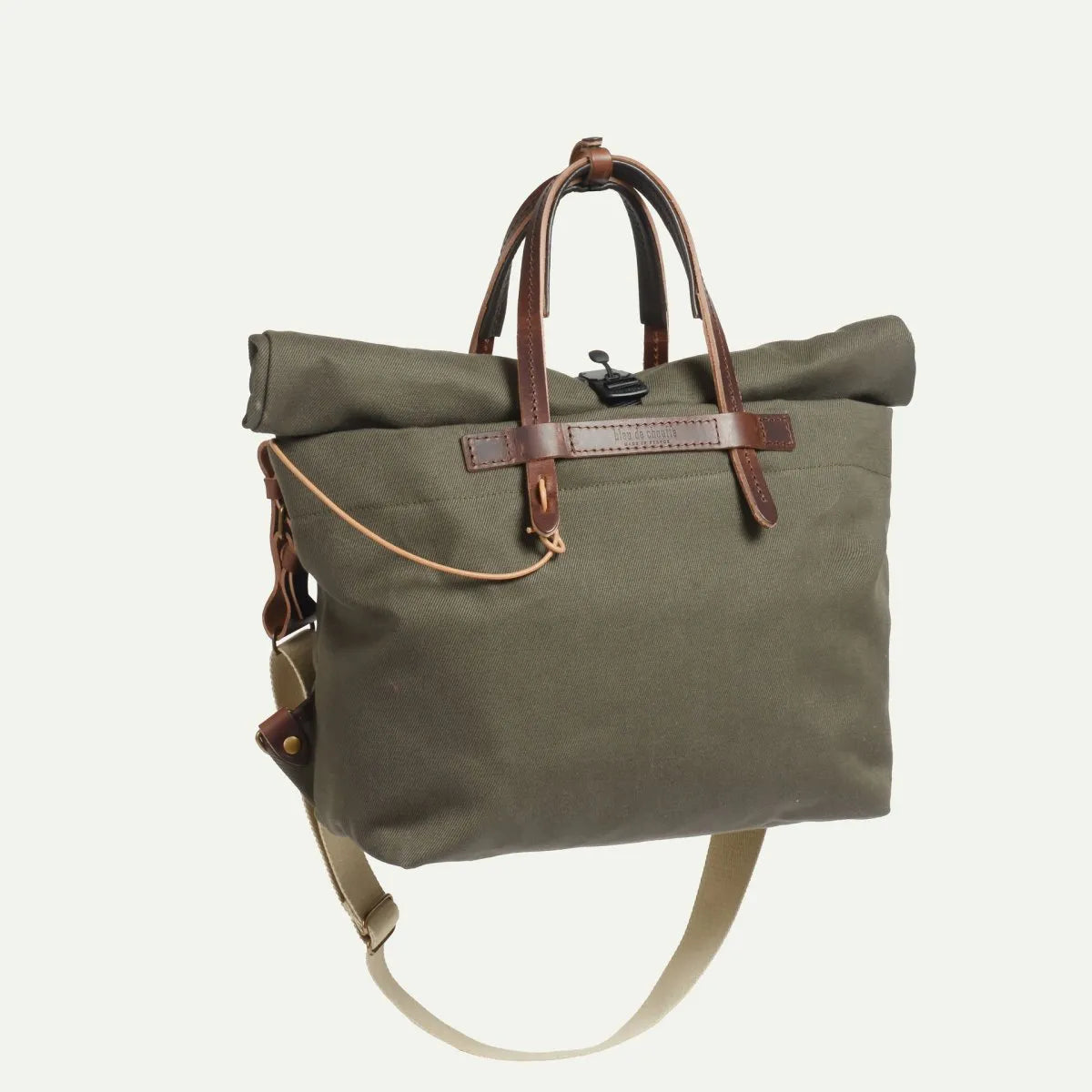 Sacoche ordinateur fabriquée en France modèle Woody par Bleu de Chauffe