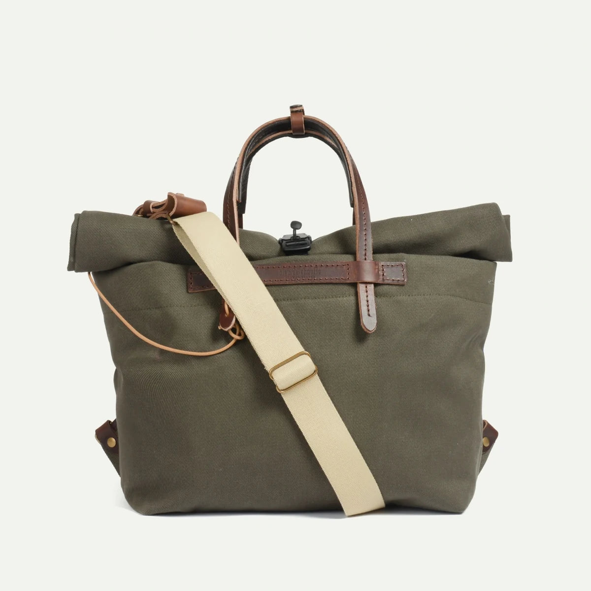 Sacoche ordinateur Woody en Kaki par Bleu de Chauffe