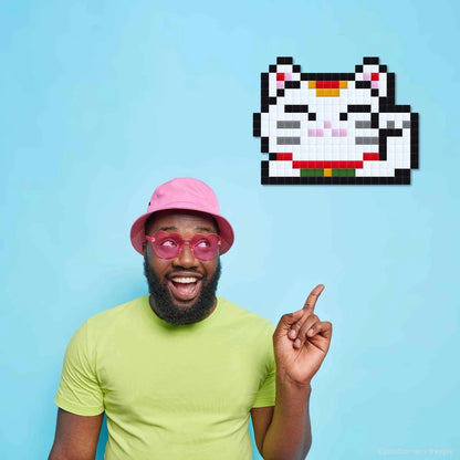 Lucky Cat Pixel Art Kit – Pixel Corner