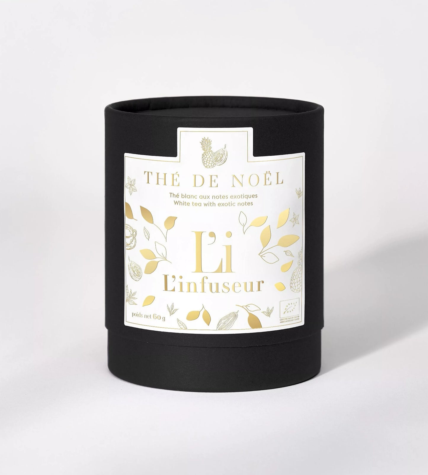 Thé blanc de Noël L’Infuseur – Édition limitée bio aux fruits exotiques – 60g