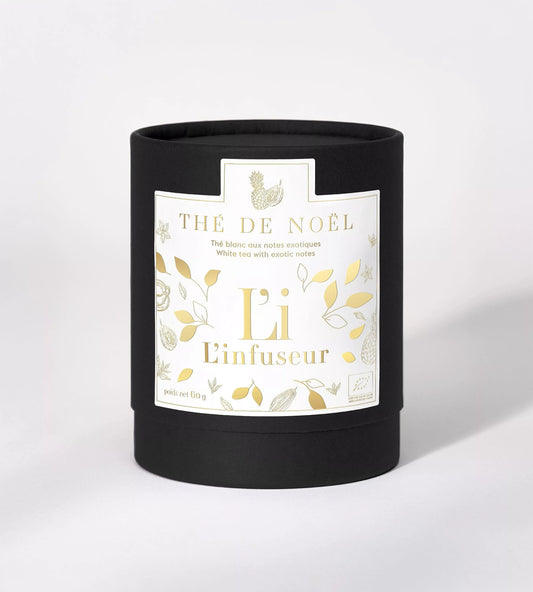 Thé blanc de Noël L’Infuseur – Édition limitée bio aux fruits exotiques – 60g